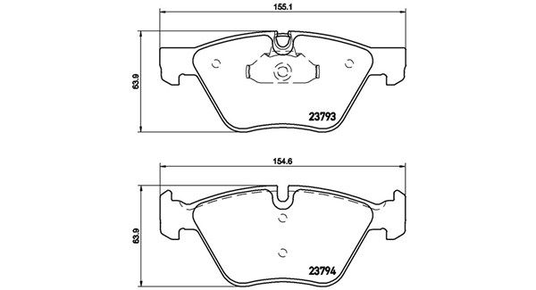 MAGNETI MARELLI stabdžių trinkelių rinkinys, diskinis stabdys 363700406057